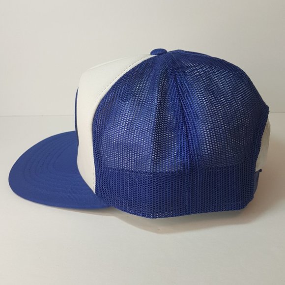 Vintage 80s MckINLEY & Taylor Hat Snapback Trucker Hat Classic Cap Blue Edmonton - Picture 8 of 15